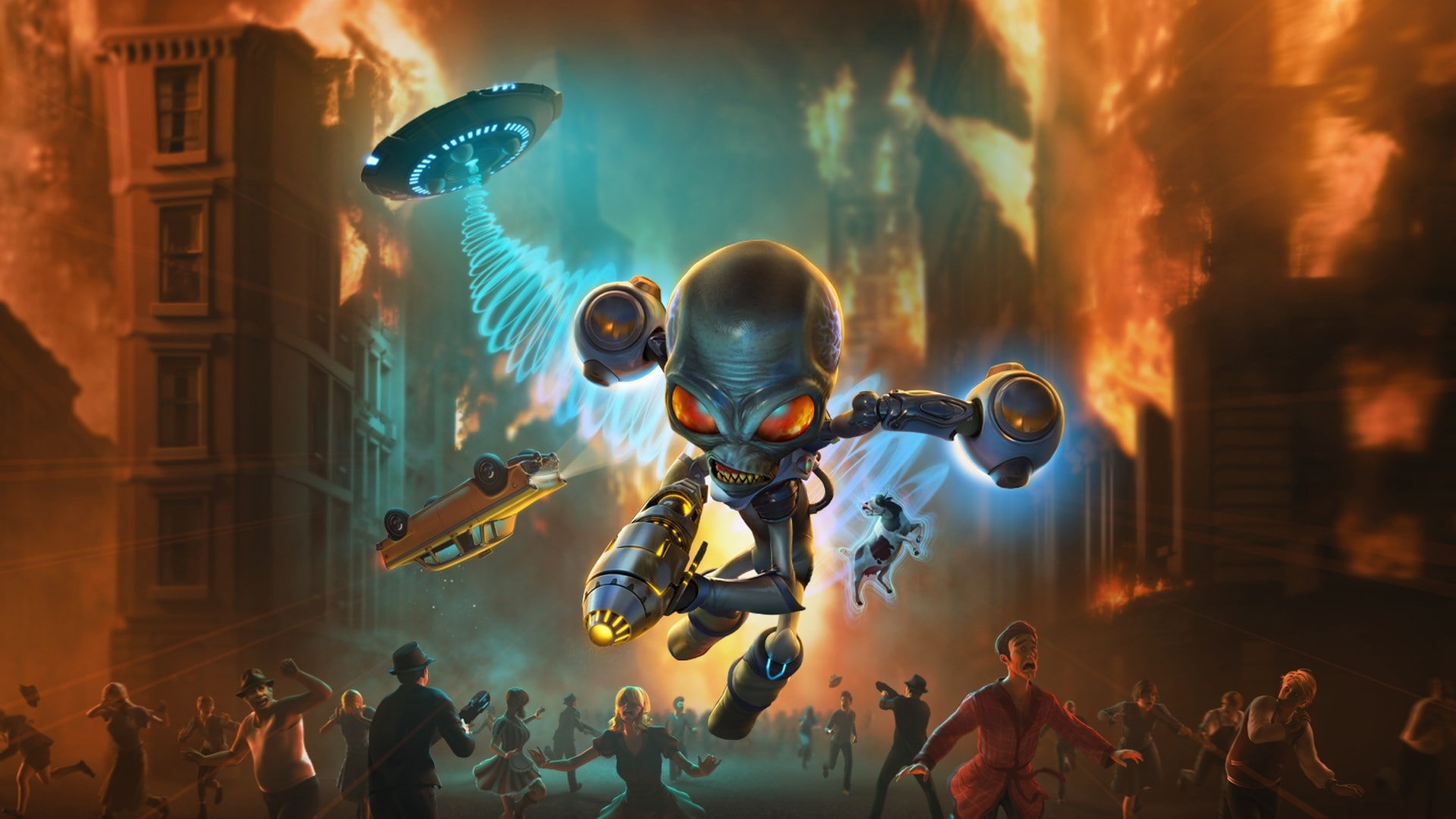 Destroy All Humans Artwork Alien