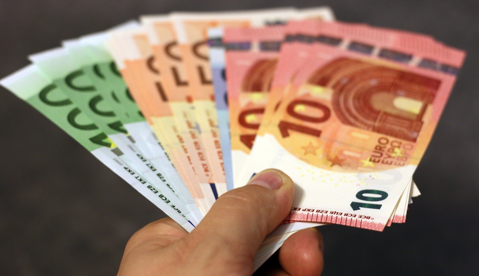 geld, euro, scheine, geben