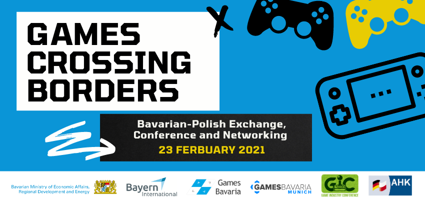 games crossing borders bavarian-polish exchange conference and networking februar 2021 flyer