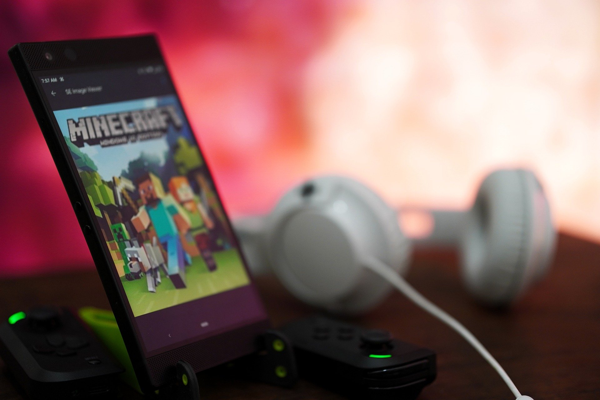 Minecraft Joycons Kopfhöhrer