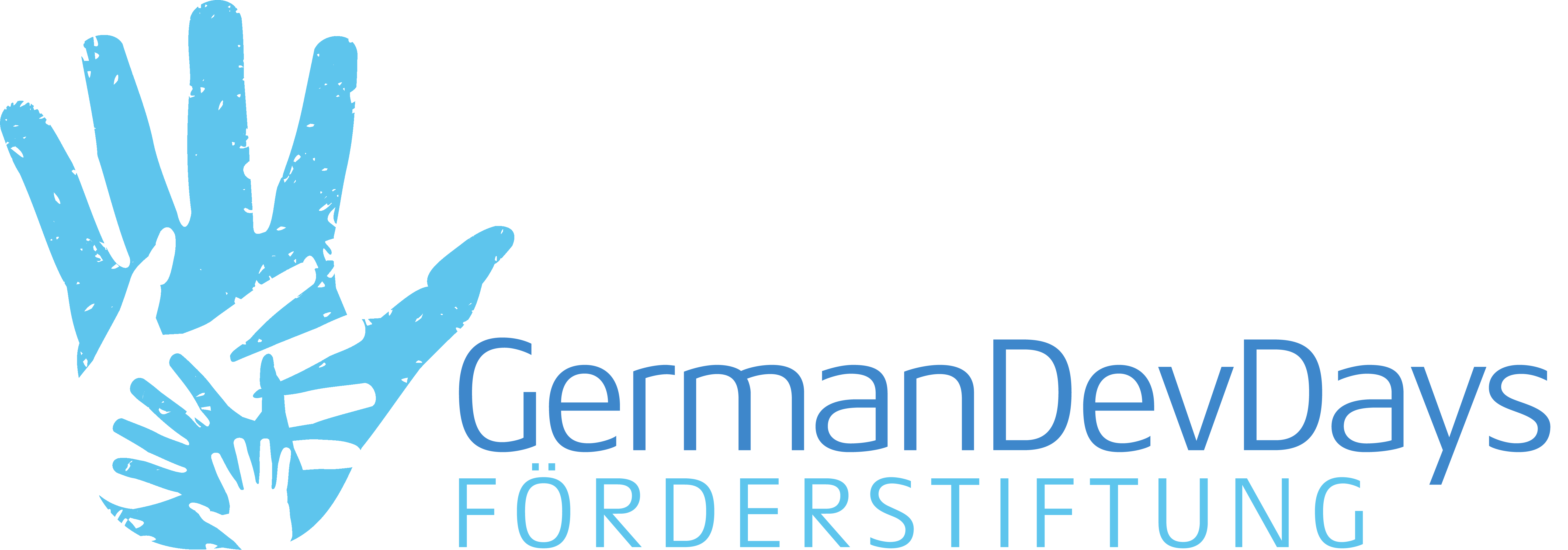 germandevdays förderstiftung logo blau