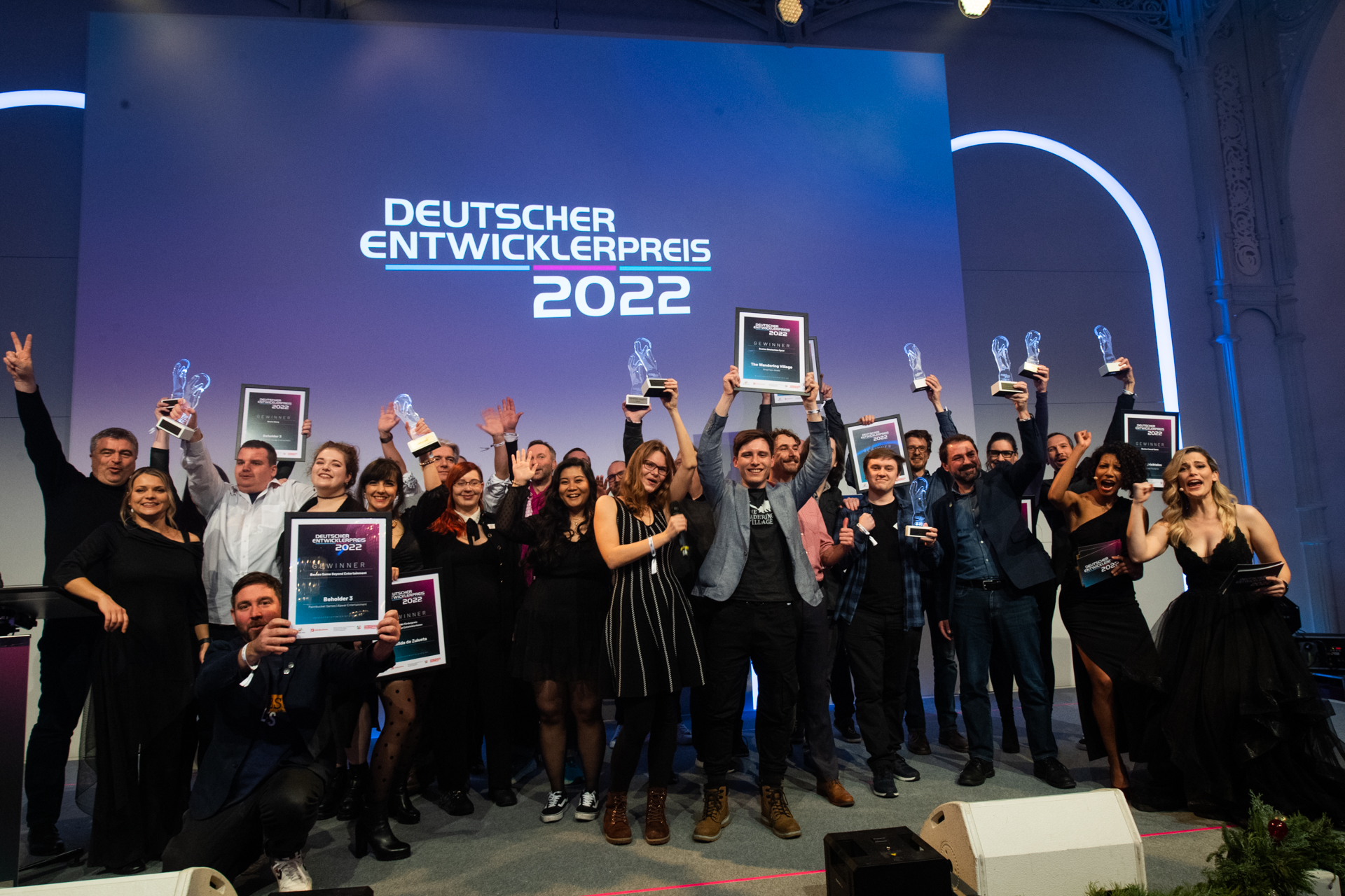 Die Gewinner des Deutscher Entwicklerpreis 2022,