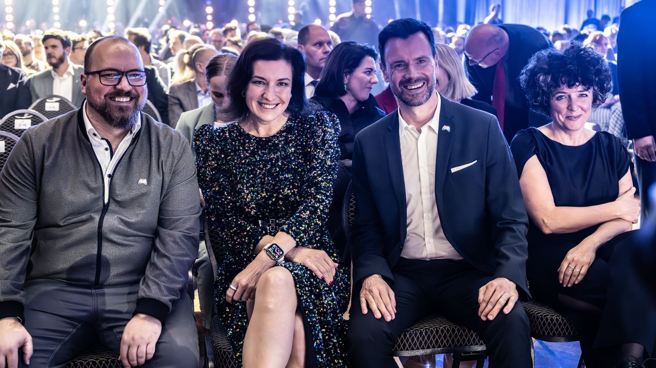 Ministerin Dorothee Bär (CDU) beim DCP 2025. Quelle: Bundesministerium für Forschung, Technologie und Raumfahrt, Autor: Hans-Joachim Rickel