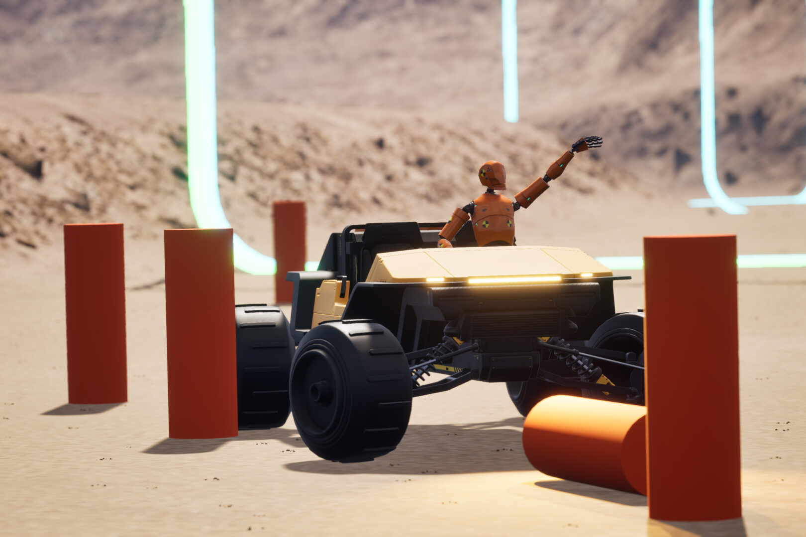 Virtual Reality Vehicle Simulator Studie. Quelle/Autor: XR Hub Bavaria / Jonas Thomsen