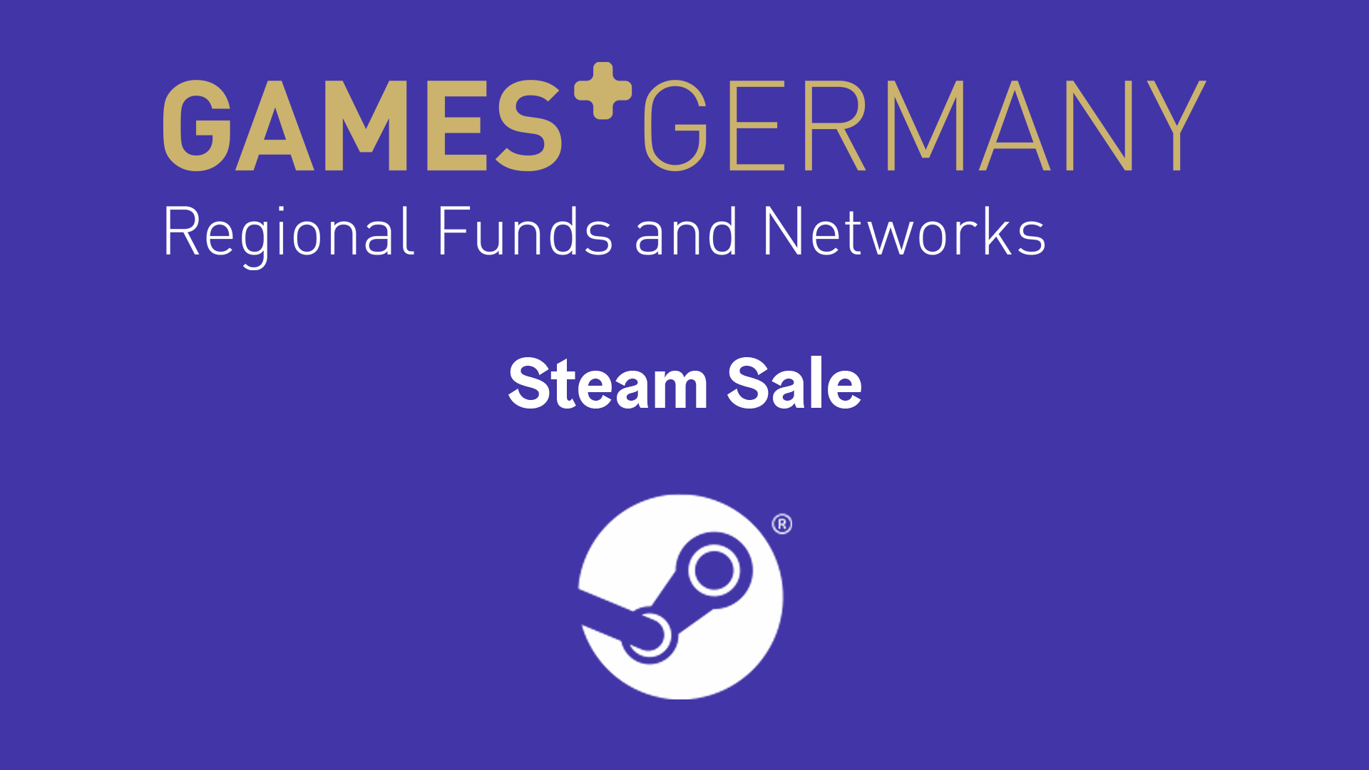 Keyvisual des Steam Sale-Events GAMES+Germany Quelle/Autor: Gamecity Hamburg/GAMES+GERMANY