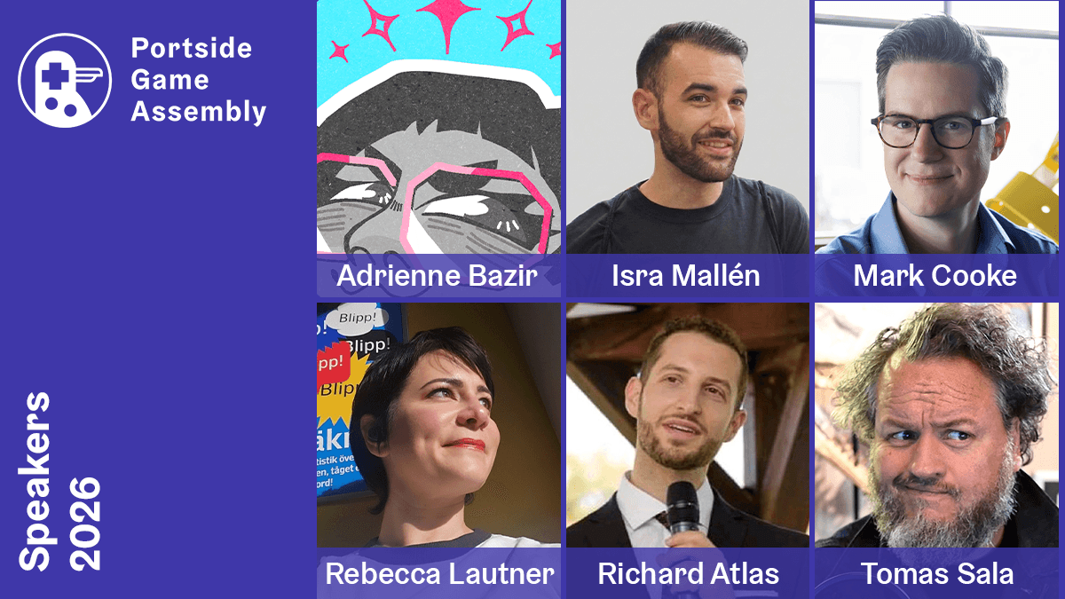 Das SpeakerInnen-Lineup der Portside Assembly 2026. Quelle/Autor: Gamecity Hamburg / Portside Assembly