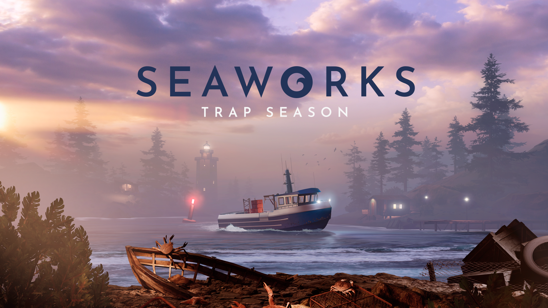 Keyart des neuen Titels von Binary Impact: Seaworks: Trap Season". Quelle/Autor: Binary Impact