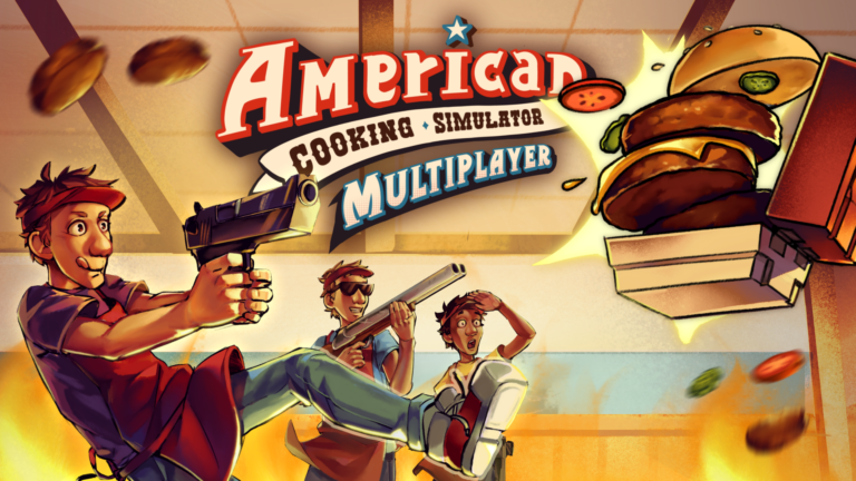 Key Art des American Cooking Simulators, der im Oktober 2026 erscheint. Quelle: Artex Software, Autor: Freedom Burger Games