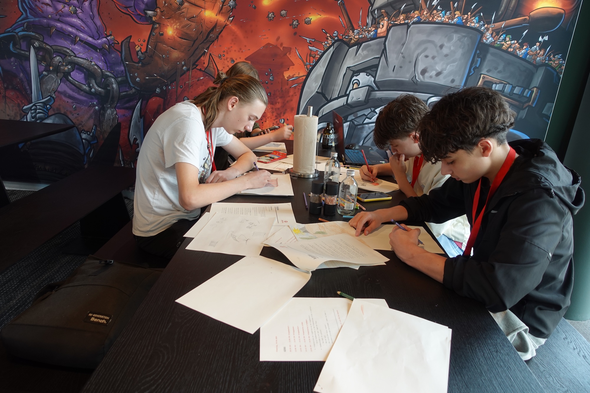 Eindrücke vom Schülerinnen-Praktikum der Gamecity Hamburg. Quelle: Gamecity Hamburg, Autor: Initiative Creative Gaming e.V.,